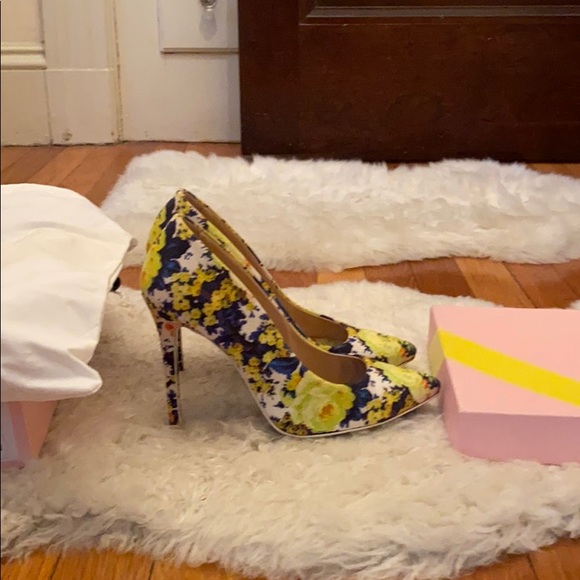 MSGM Shoes - MSGM Floral pumps